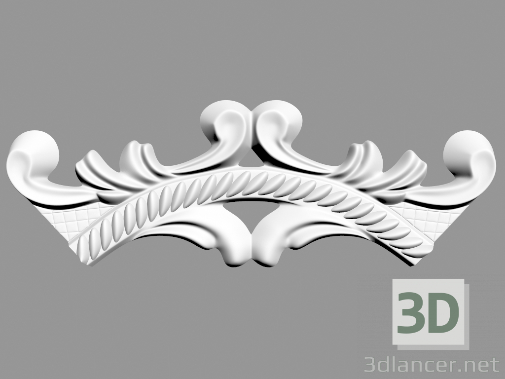 3D Modell Wanddekoration (F27) - Vorschau