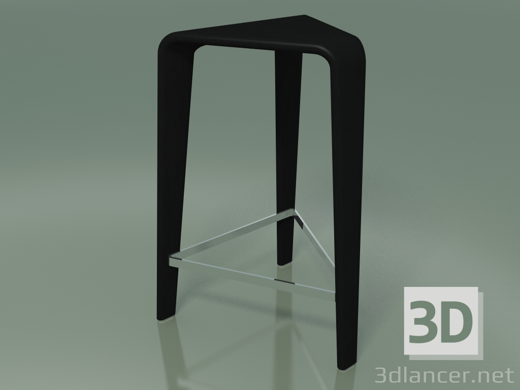 3D modeli Tabure 3801 (Y 64 cm, Siyah) - önizleme