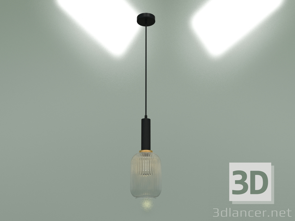 3d модель Підвісний світильник 50181-1 (прозорий) – превью