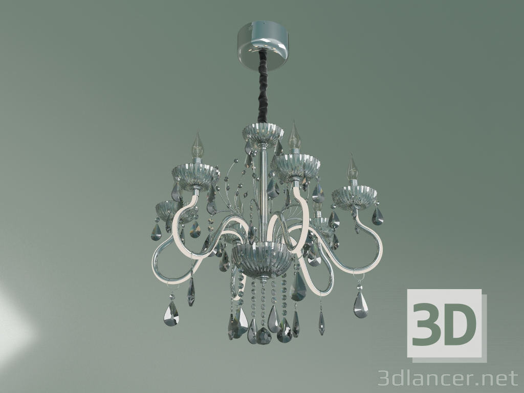 3d model Pendant chandelier 419-6 (Strotskis) - preview