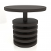 modèle 3D Table à manger DT 03 (D=800x750, bois marron foncé) - preview
