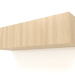 modello 3D Mensola pensile ST 06 (1 anta, 1000x315x250, legno bianco) - anteprima