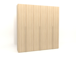 Wardrobe MW 02 wood (2700x600x2800, wood white)
