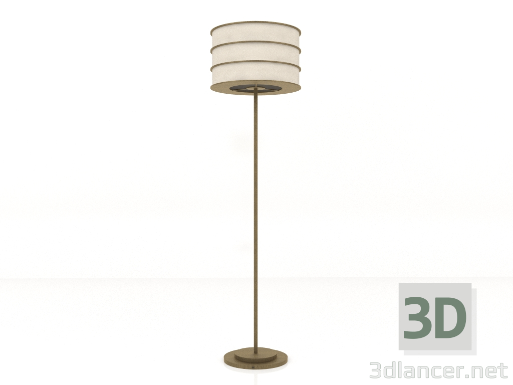 3D modeli Zemin lambası (C356) - önizleme