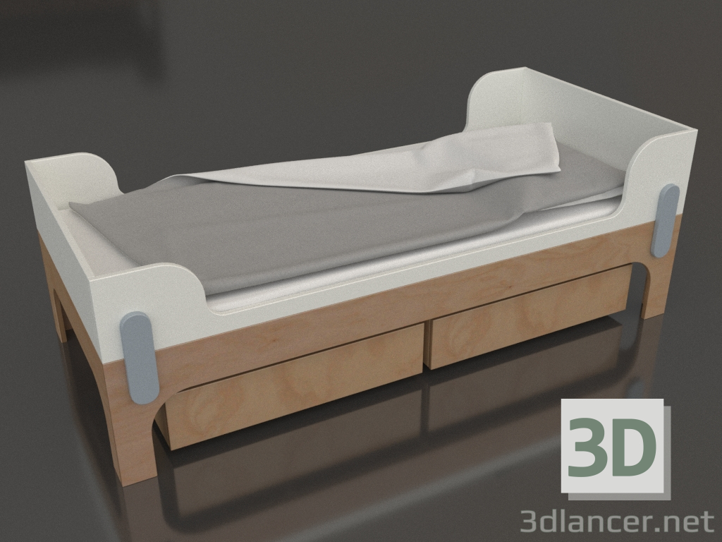 3D Modell Bett TUNE Y (BQTYA1) - Vorschau