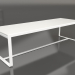 3d model Dining table 270 (DEKTON Zenith, White) - preview
