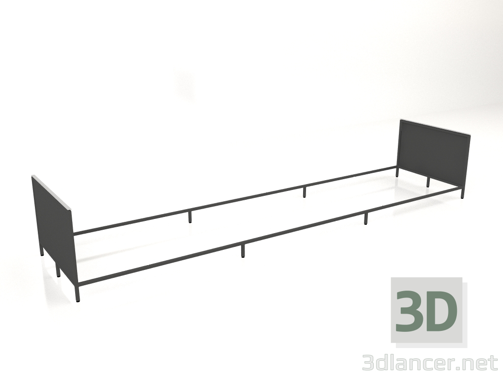 3D Modell Island V1 auf 120 Rahmen 7 (schwarz) - Vorschau