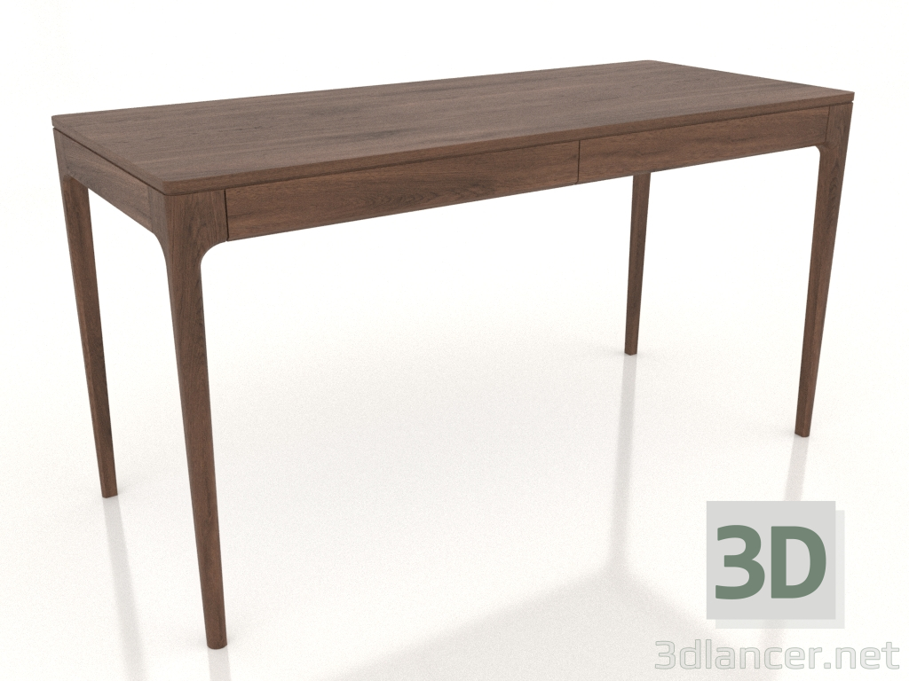 3d model Mesa de trabajo FARGO 1400x600x750 mm (roble tabaco) - vista previa