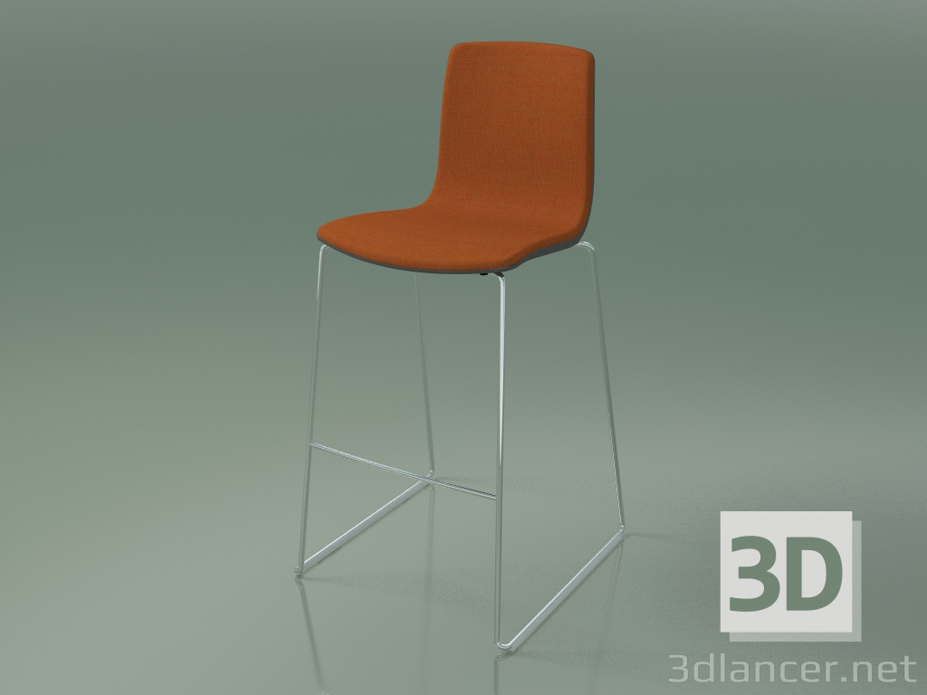 3d model Bar chair 3969 (polypropylene, with front trim) - preview