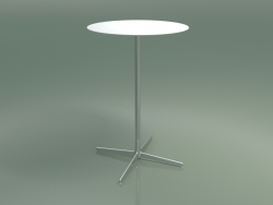 Runder Tisch 5562 (H 103,5 - Ø 69 cm, Weiß, LU1)