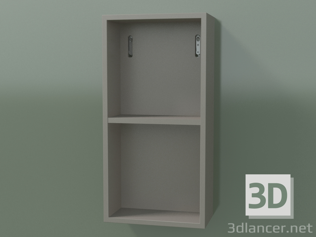 3D modeli Boy dolabı (8DUADA01, Clay C37, L 24, P 12, H 48 cm) - önizleme