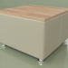 3d model Coffee table Malta (White leather) - preview