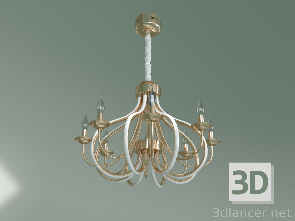 3d model Pendant lamp 420-8 - preview