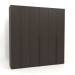 3d модель Шкаф MW 02 wood (2700х600х2800, wood brown dark) – превью