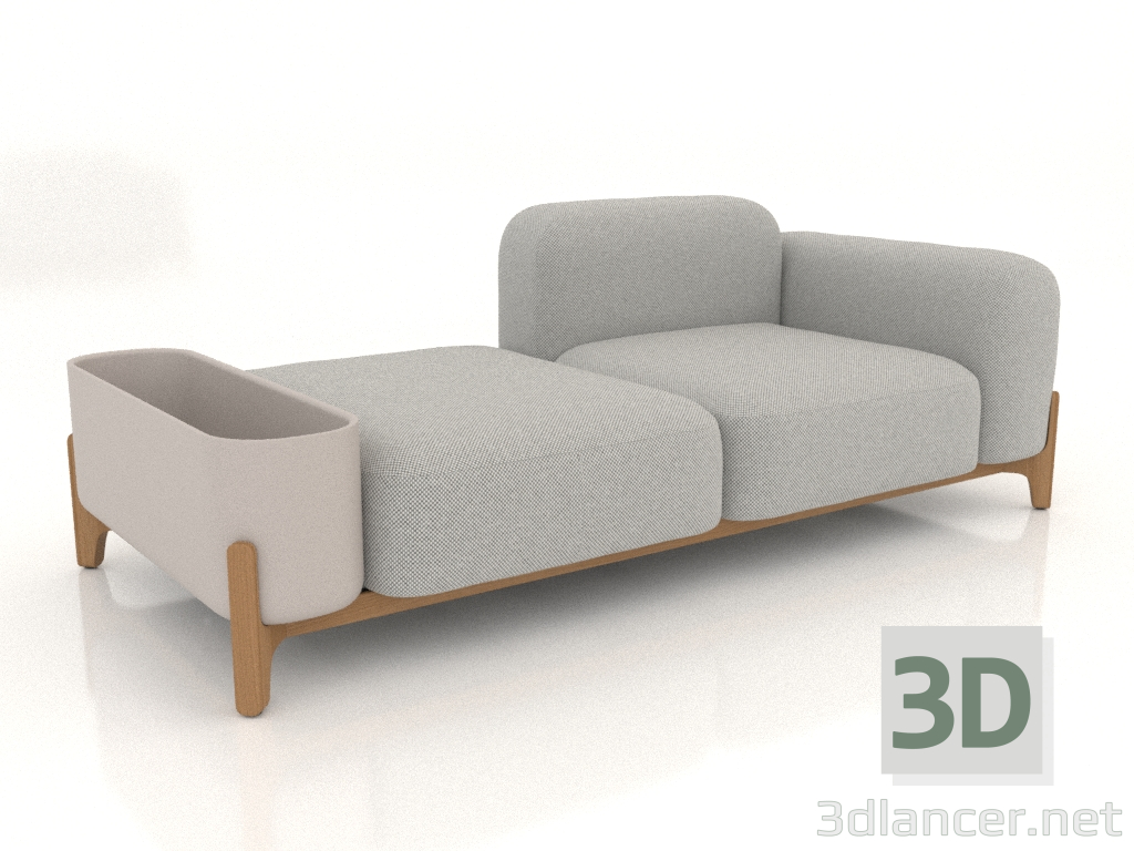3D modeli Modüler kanepe (bileşim 06) - önizleme