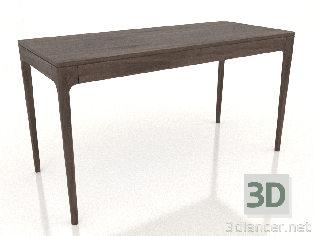 3D modeli Çalışma masası FARGO 1400x600x750 mm (koyu meşe) - önizleme