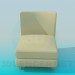 modello 3D Crema di sedia - anteprima