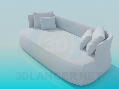 3d модель Диван – превью 3d модель Диван – превью
