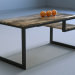 modèle 3D Table basse style LOFT - preview