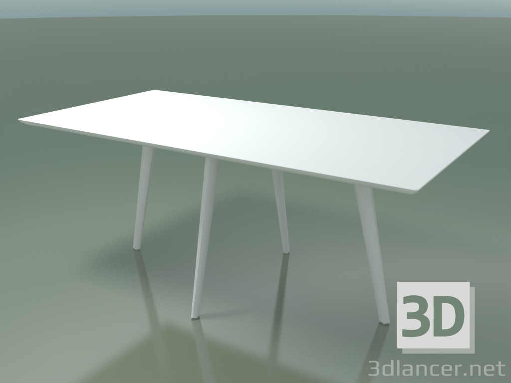 3d model Rectangular table 3505 (H 74 - 180x90 cm, M02, L07, option 1) - preview