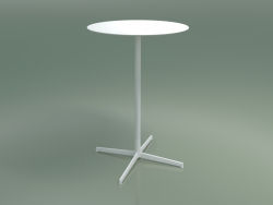 Runder Tisch 5562 (H 103,5 - Ø 69 cm, Weiß, V12)