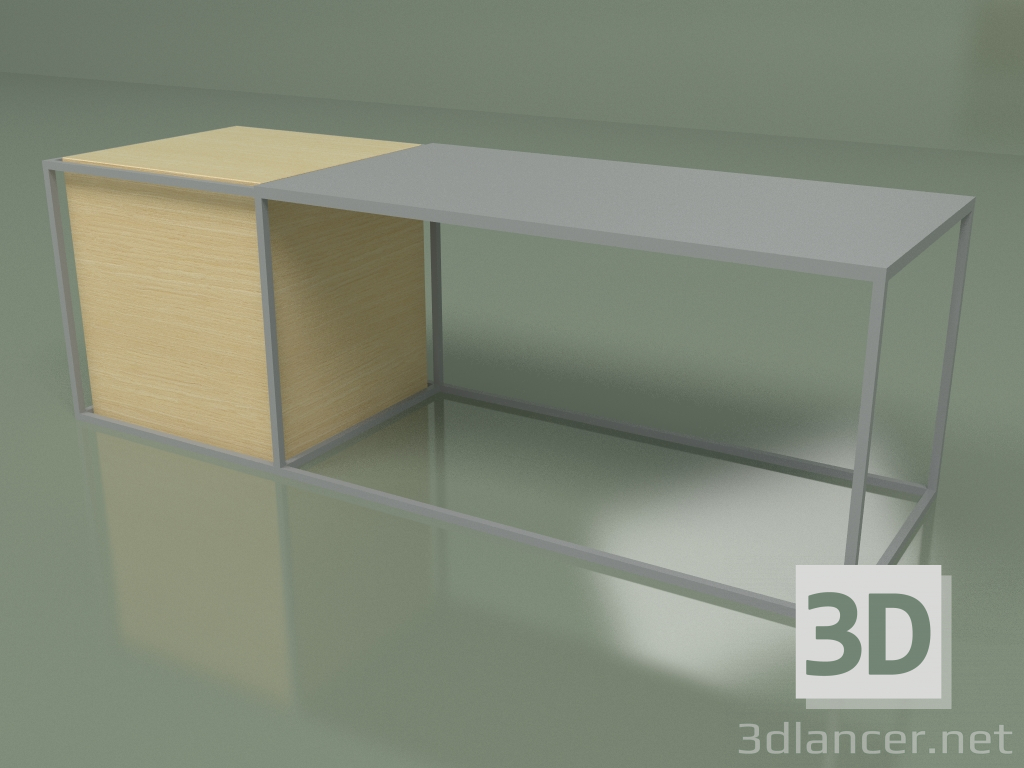 3d model Table 03 (white) - preview