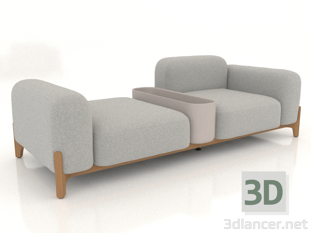 3d model Modular sofa (composition 07) - preview