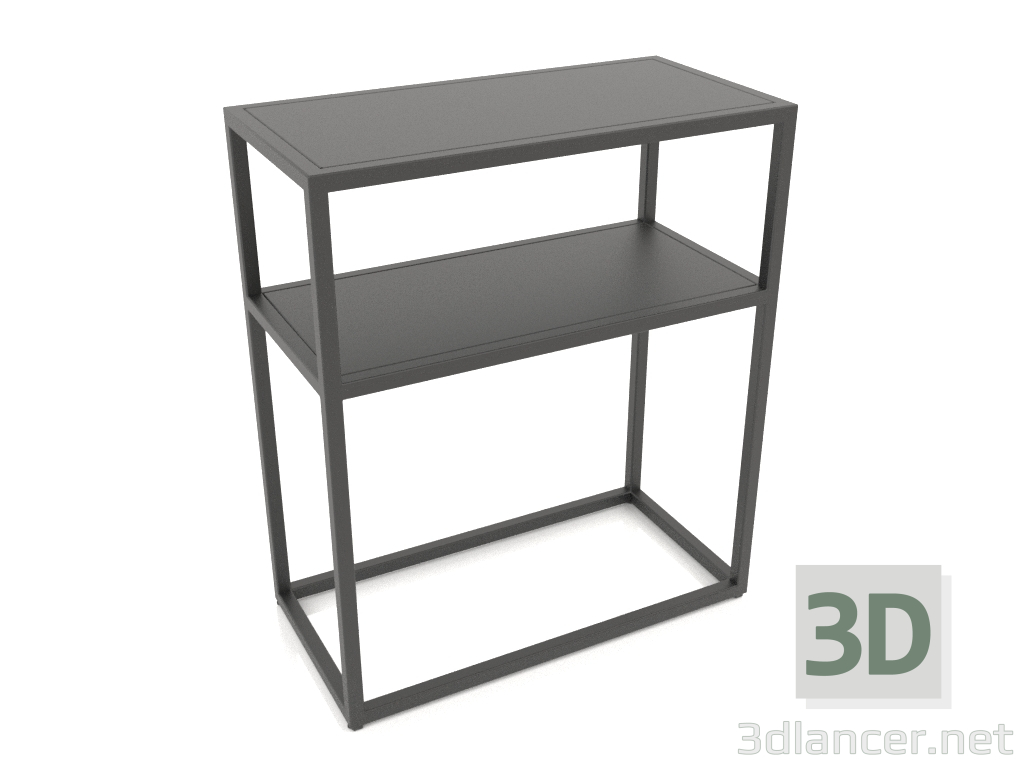 3D Modell Rechteckiger Schrank (METALL, 60x30x70) - Vorschau