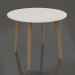 3d model Skandy dining table (900, white) - preview