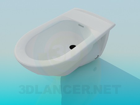3d model Bidet - preview 3d model Bidet - preview
