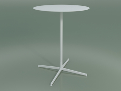 Table ronde 5563 (H 103,5 - Ø 79 cm, Blanc, V12)