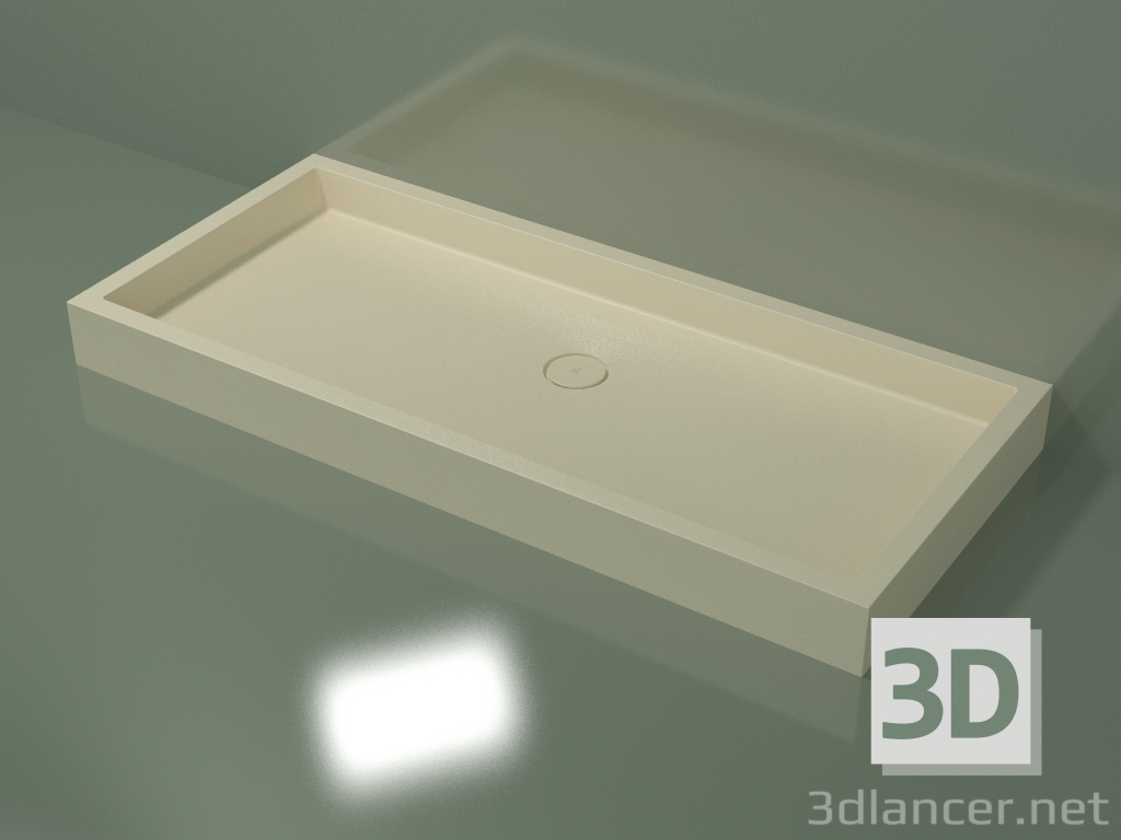 3D modeli Duş teknesi Alto (30UA0124, Bone C39, 180x80 cm) - önizleme