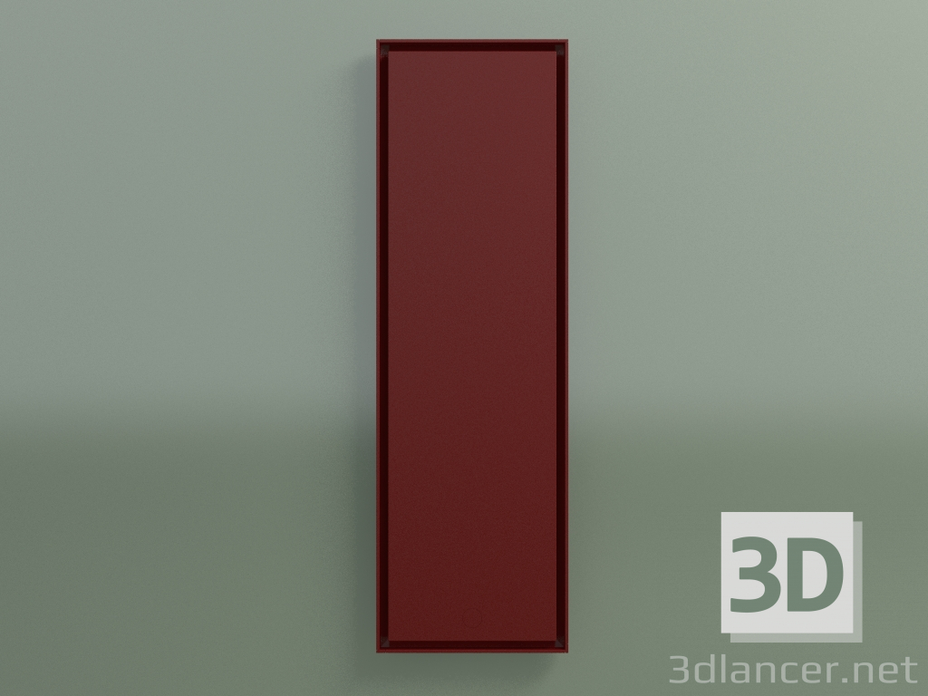 modèle 3D Radiateur Face Zero (1600x500, Claret - RAL 3003) - preview