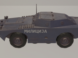 Milizia BRDM-1 della Jugoslavia