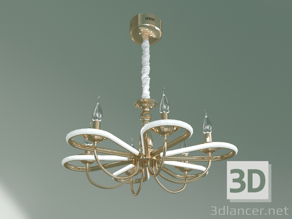 3D modeli Asılı avize 421-6 - önizleme