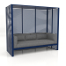 3d model Al Fresco sofa with aluminum frame (Night blue) - preview
