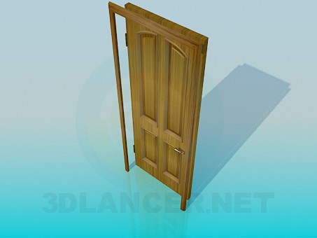 modelo 3D Puerta de madera - escuchar modelo 3D Puerta de madera - escuchar