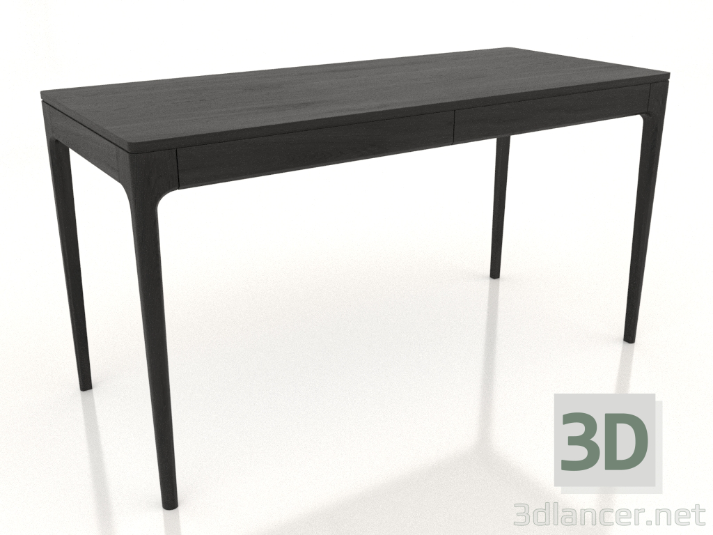 3D modeli Çalışma masası FARGO 1400x600x750 mm (siyah meşe) - önizleme