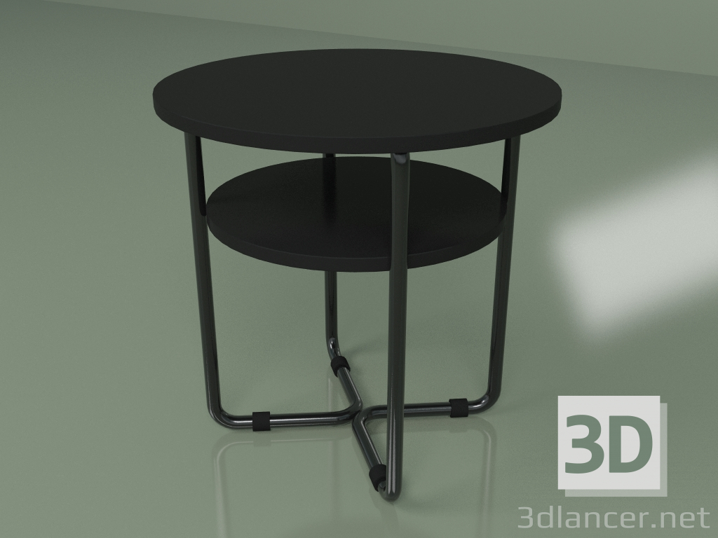3d model Coffee table (black) - preview