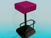 Square bar stool