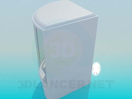 3d модель Большая душевая кабина – превью 3d модель Большая душевая кабина – превью