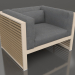 modello 3D Poltrona lounge (Sabbia) - anteprima
