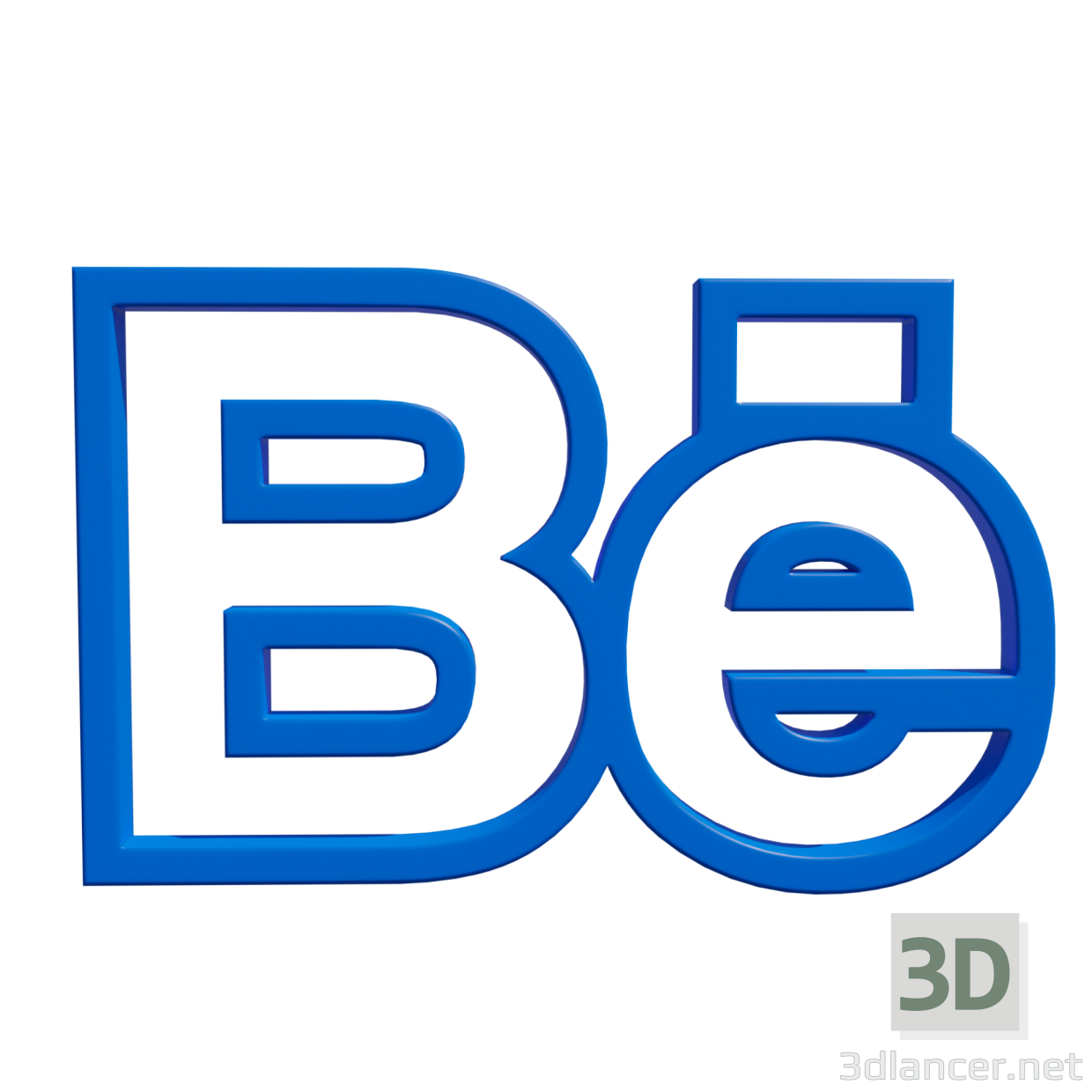 Behance-Symbol 3D-Modell kaufen - Rendern