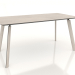 3d model Mesa de comedor BRASKO 1600x800x750 mm (roble blanqueado) - vista previa