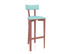 Tabouret de bar rectangulaire (option 3)