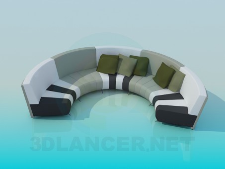 3d model Sofa - preview 3d model Sofa - preview