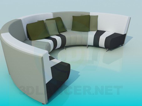3d model Sofa - preview 3d model Sofa - preview