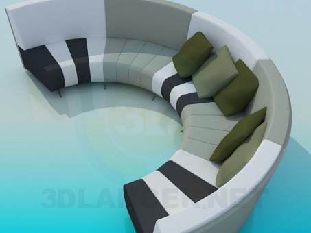 3d model Sofa - preview 3d model Sofa - preview