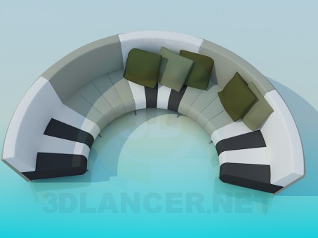 3d model Sofa - preview 3d model Sofa - preview