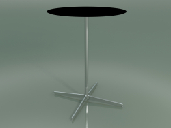 Table ronde 5563 (H 103,5 - Ø 79 cm, Noir, LU1)